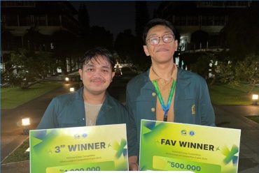 Selamat meraih Juara 3 dan Fav Winner dalam National Essay Competition Meteorological Competition Event.